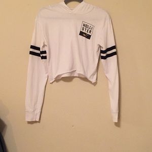 Cropped Hollister hoodie